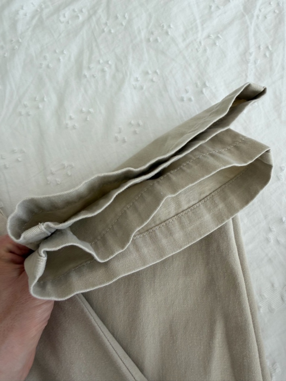 TNA Wide Leg Pants in Light Beige - Picture 5 of 9
